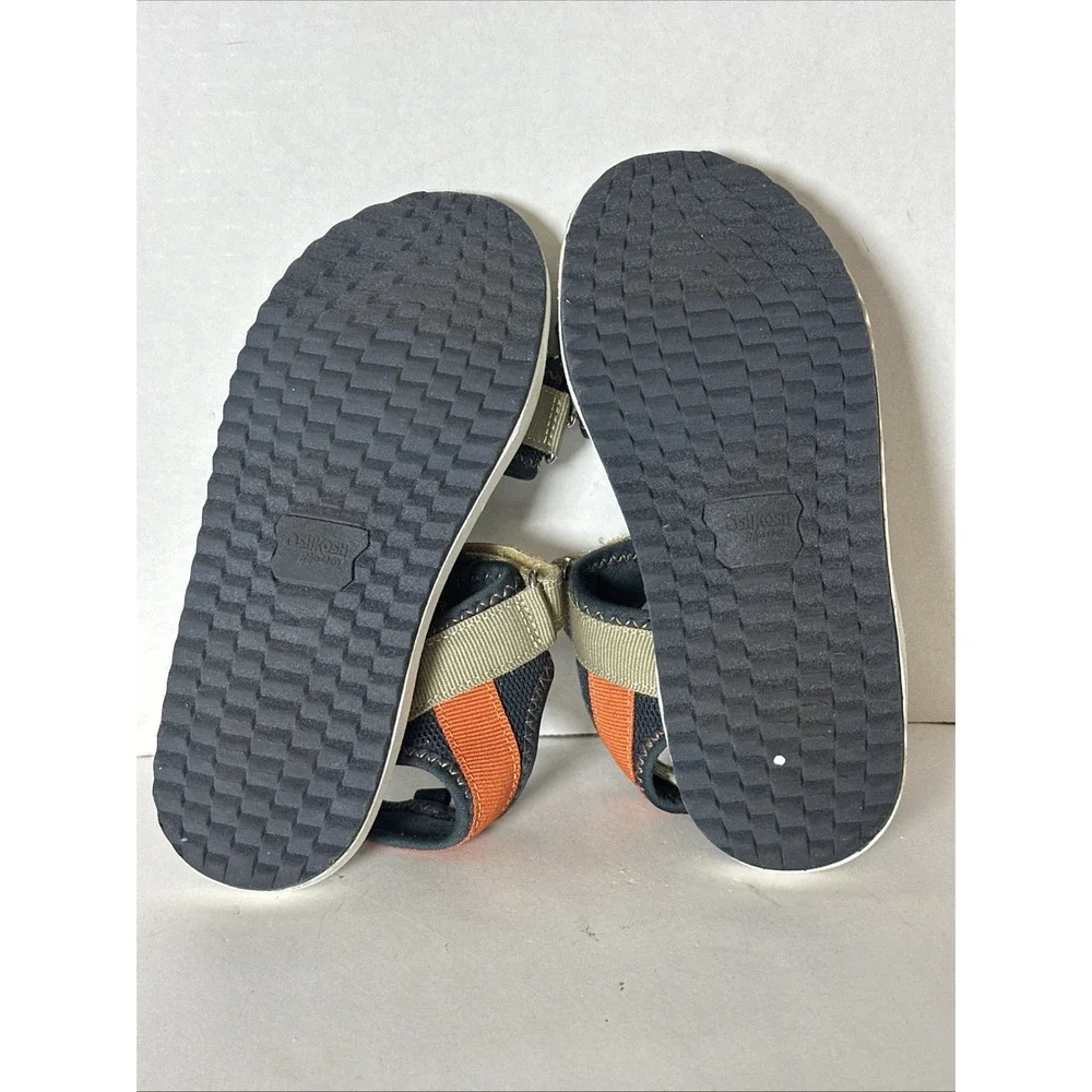OshKosh B'gosh Toddler Boy's Size 1M Double Adjust Sandals Multicolor
